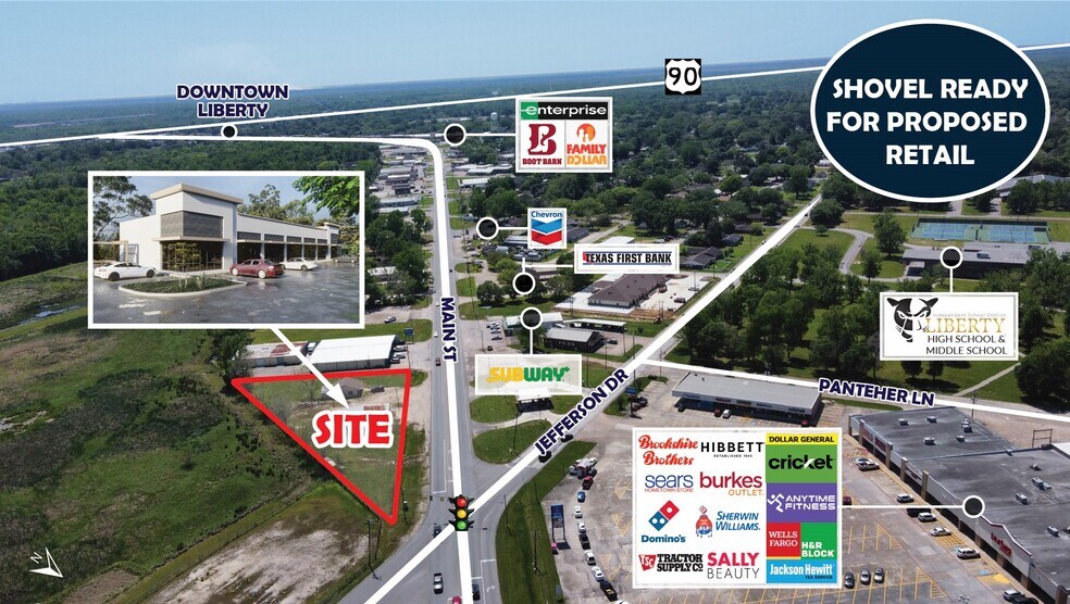 2214 N Main St, Liberty, TX à vendre - Photo de l’immeuble – Image 1 sur 5