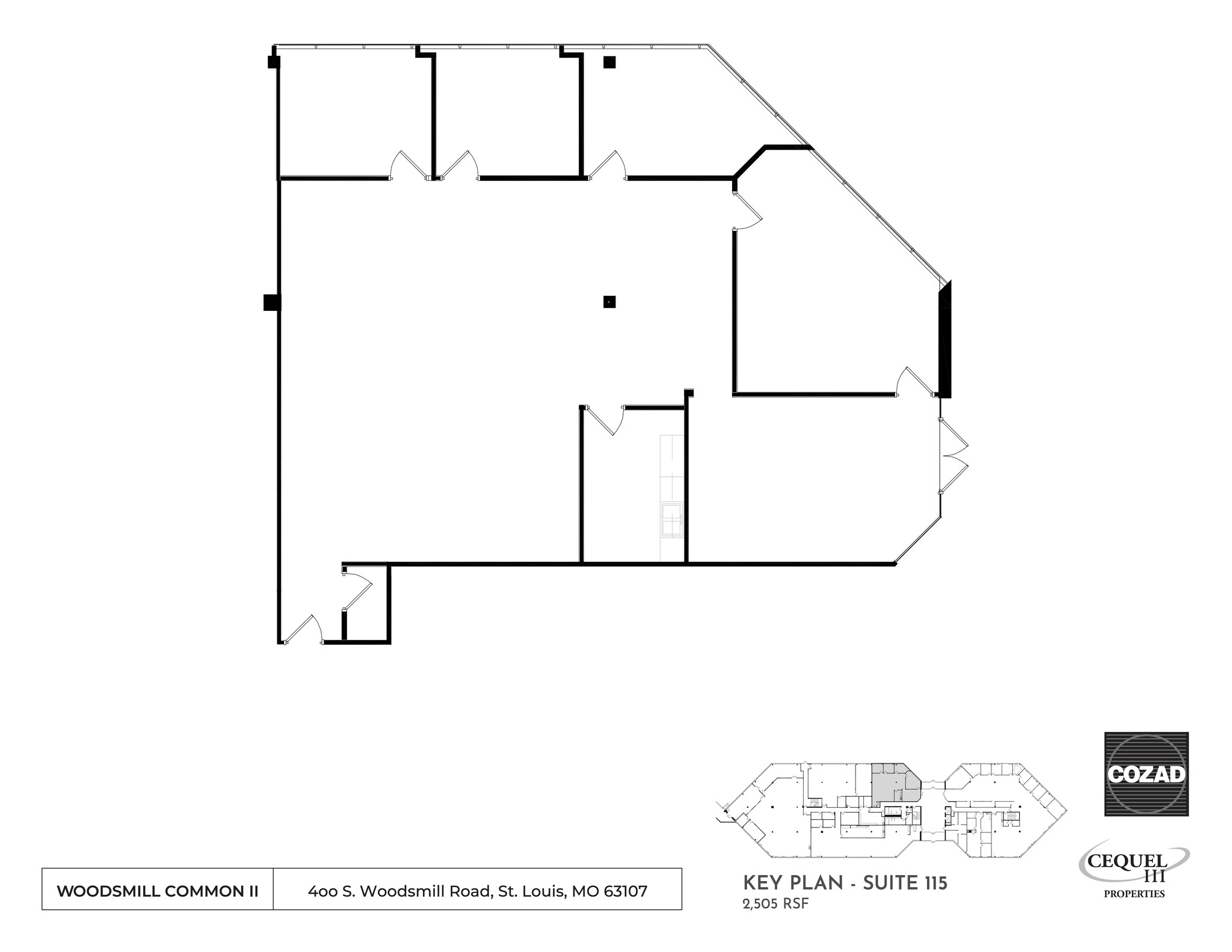 424 S Woods Mill Rd, Chesterfield, MO à louer Plan de site– Image 1 sur 1