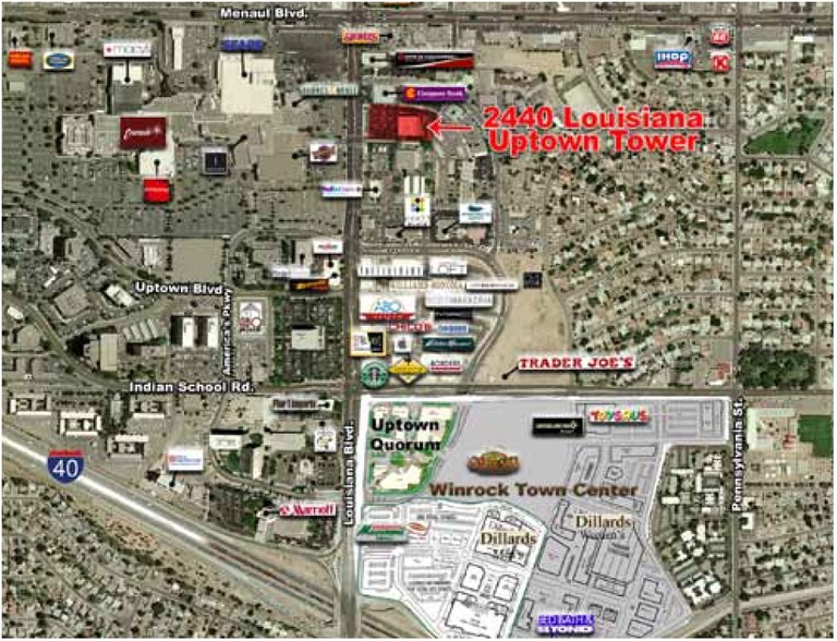 2440 Louisiana Blvd NE, Albuquerque, NM à louer - Aérien – Image 2 sur 31