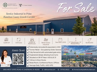 Plus de détails pour 3893 W State Road 47, Sheridan, IN - Local d’activités à vendre