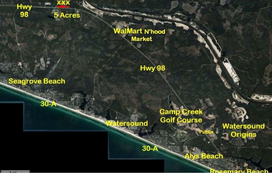 East U.S. Highway 98 Rd, Santa Rosa Beach, FL à vendre - Photo de l’immeuble – Image 2 sur 6