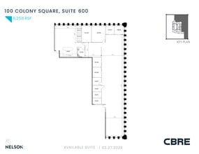 1175 Peachtree St NE, Atlanta, GA à louer Plan de site– Image 1 sur 1