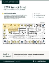 9229 W Sunset Blvd, West Hollywood, CA à louer Plan d’étage– Image 2 sur 9