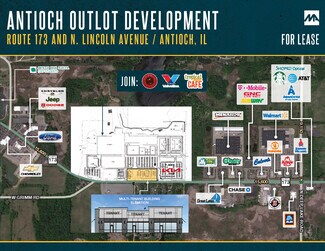 Plus de détails pour Route 173 & N Lincoln Ave, Antioch, IL - Local commercial à louer