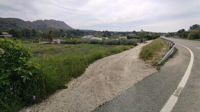 Calasparra, MUR - Vue aérienne vue de carte