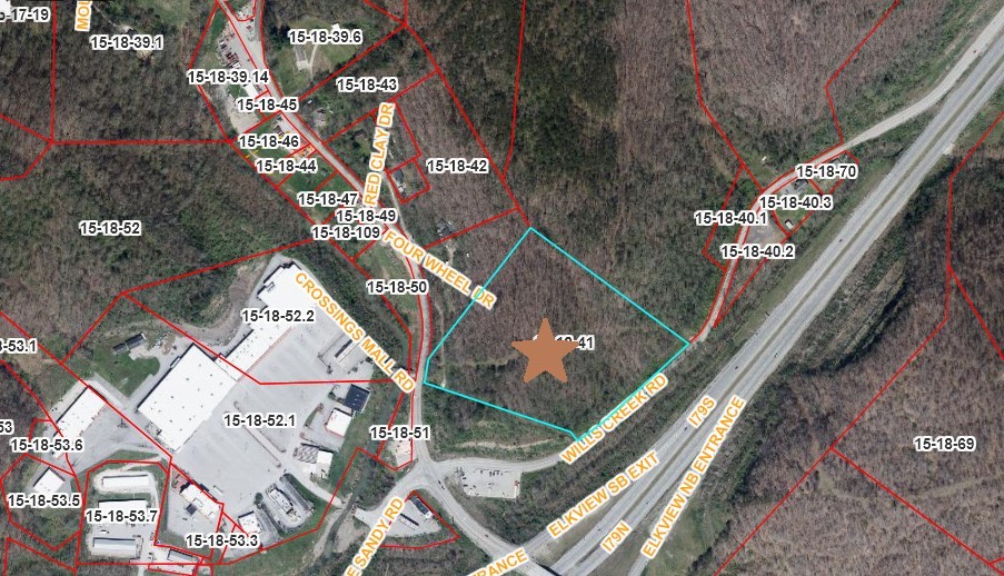Wills Creek Rd, Elkview, WV à vendre - Plan cadastral – Image 2 sur 2