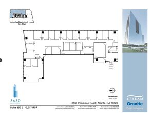3630 Peachtree Rd NE, Atlanta, GA à louer Plan d’étage– Image 1 sur 1