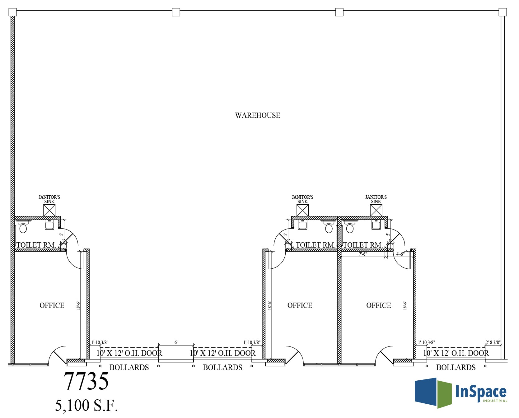 7657-7675 SW Ellipse, Stuart, FL à louer Plan d’étage– Image 1 sur 1