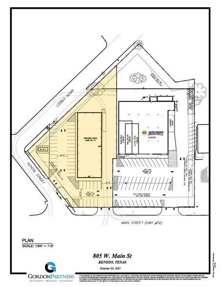 805 W Main St, Kenedy, TX à vendre - Plan de site – Image 2 sur 7