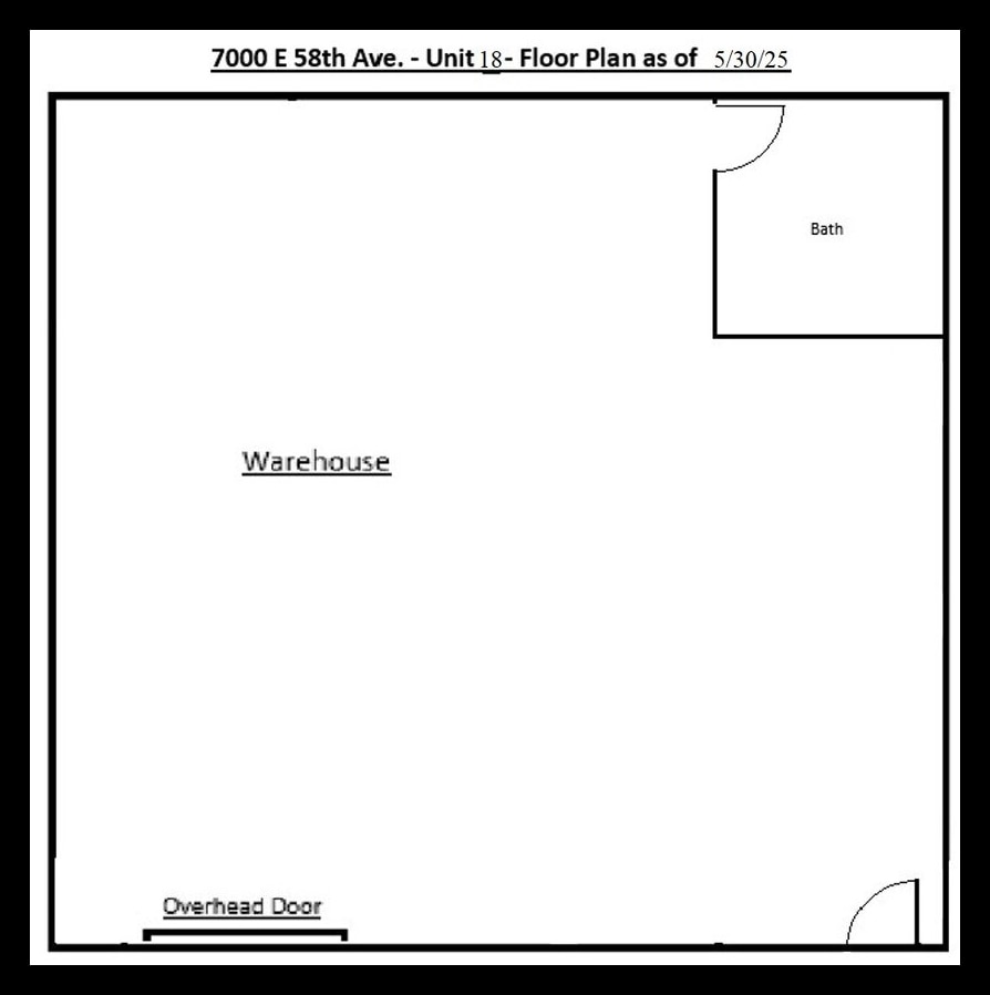 7000 E 58th Ave, Commerce City, CO à louer Plan d’étage– Image 1 sur 1
