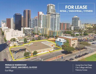 Plus de détails pour 1190 C St, San Diego, CA - Local commercial à louer