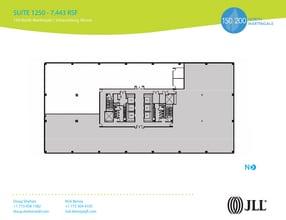 150 N Martingale Rd, Schaumburg, IL à louer Plan d’étage– Image 1 sur 1