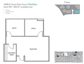 3333 N Torrey Pines Ct, La Jolla, CA à louer Plan d’étage– Image 1 sur 4