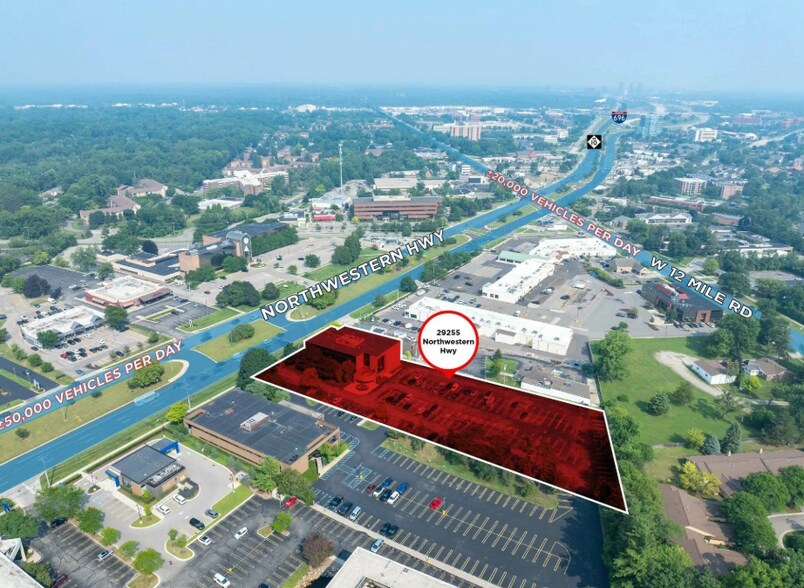 29255 Northwestern Hwy, Southfield, MI à vendre - Photo de l’immeuble – Image 2 sur 2