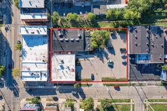 1213 Center St, Lansing, MI - VUE AÉRIENNE vue de carte - Image1