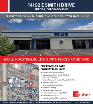 Plus de détails pour 14102 Smith Rd, Aurora, CO - Local d’activités à vendre