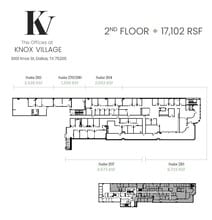 3001-3003 Knox St, Dallas, TX à louer Plan d’étage– Image 1 sur 1