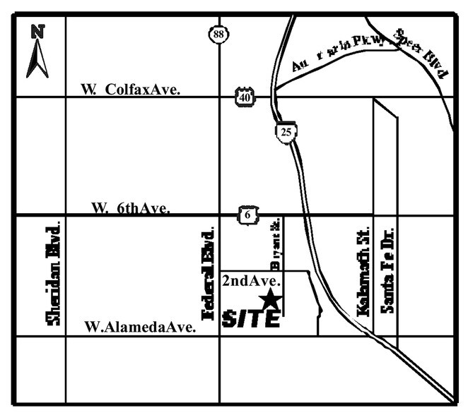 2600 W 2nd Ave, Denver, CO à louer - Plan cadastral – Image 2 sur 13
