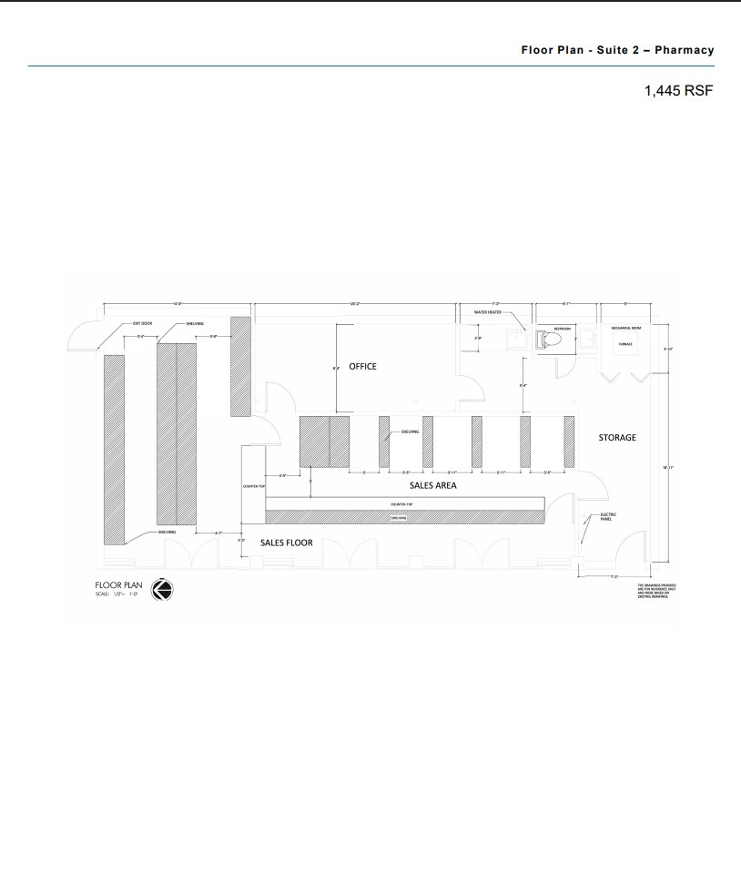 22341 W Eight Mile Rd, Detroit, MI à louer Plan d’étage– Image 1 sur 2