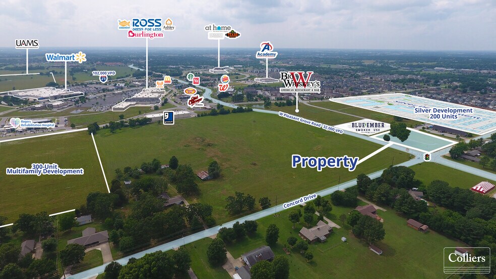 1707 W Pleasant Grove Rd, Rogers, AR à vendre - Photo principale – Image 1 sur 2