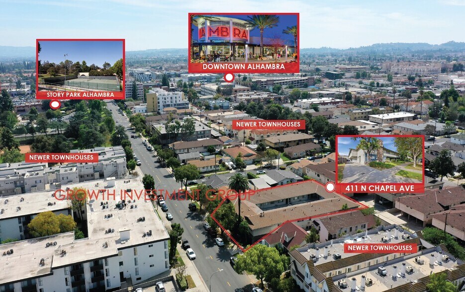 411 N Chapel Ave, Alhambra, CA à vendre - Photo de l’immeuble – Image 2 sur 30