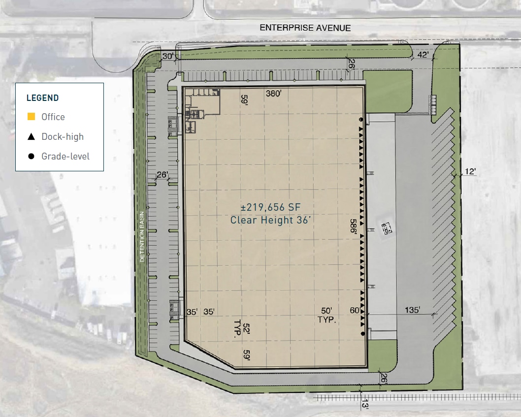 3636 Enterprise Ave, Hayward, CA à louer Plan de site– Image 1 sur 14