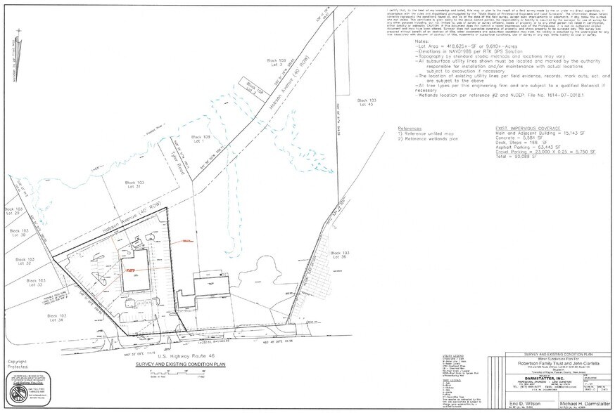 514 Route 46, Wayne, NJ à vendre - Plan de site – Image 2 sur 2