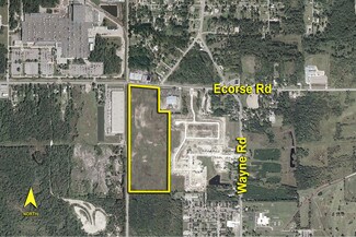 Plus de détails pour Ecorse Rd, Romulus, MI - Terrain à vendre