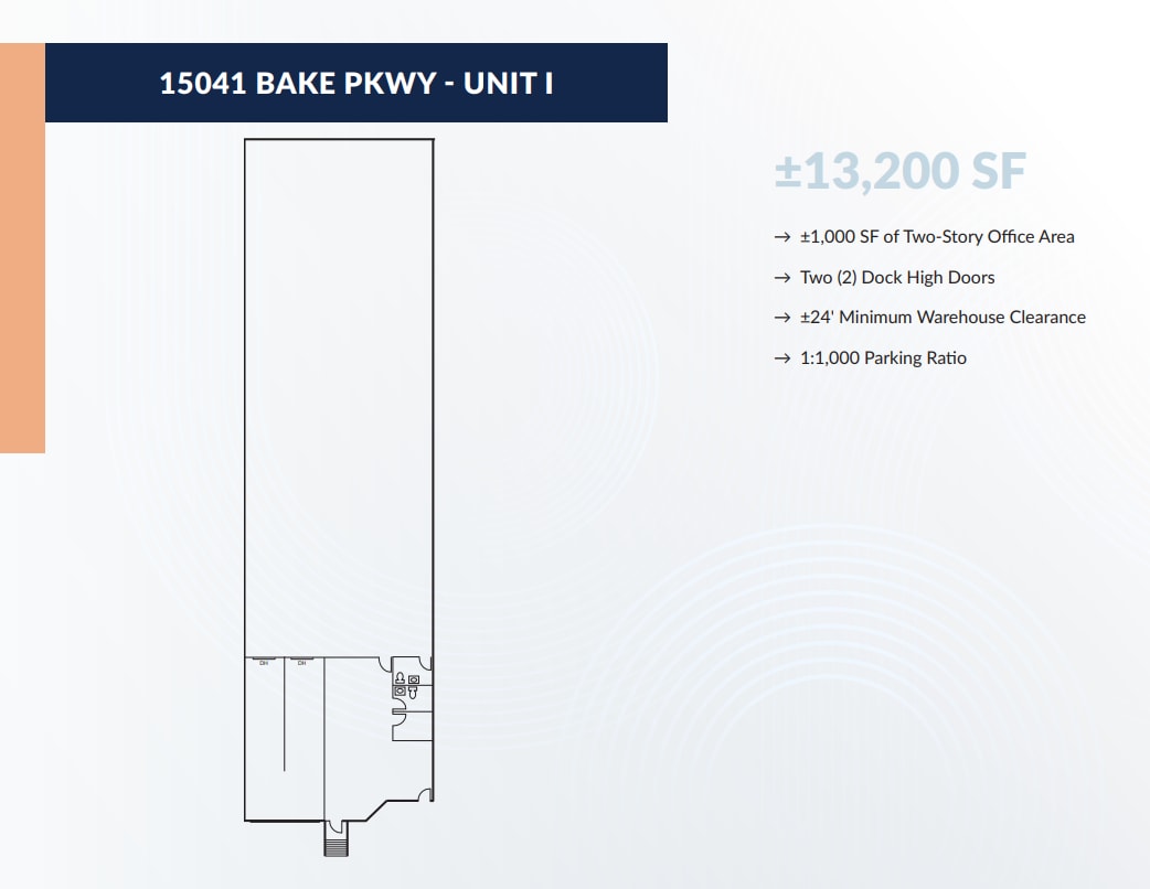 15041 Bake Pky, Irvine, CA à louer Plan d’étage– Image 1 sur 1