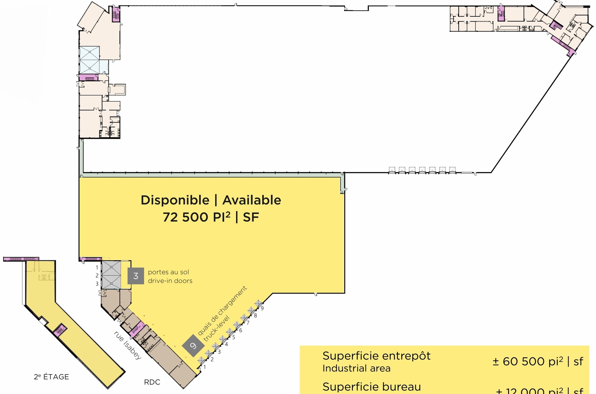 235 Rue Isabey, Montréal, QC à louer Plan d’étage– Image 1 sur 10
