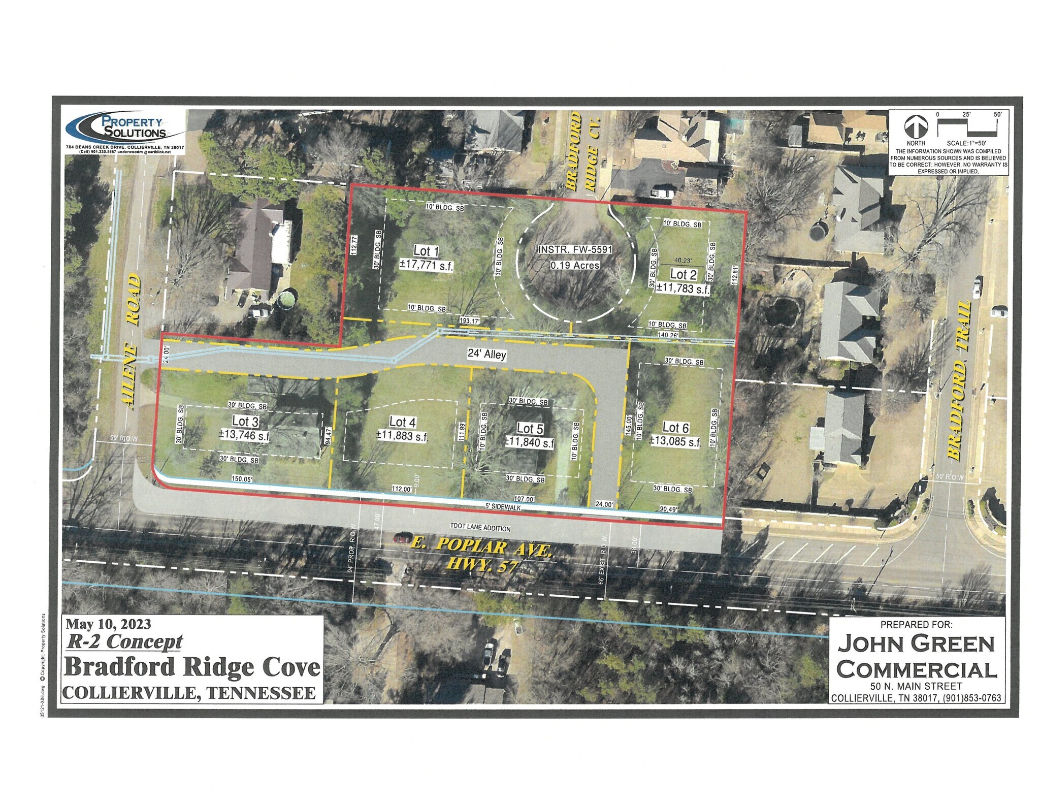524 E Poplar Ave, Collierville, TN à vendre Photo principale– Image 1 sur 4