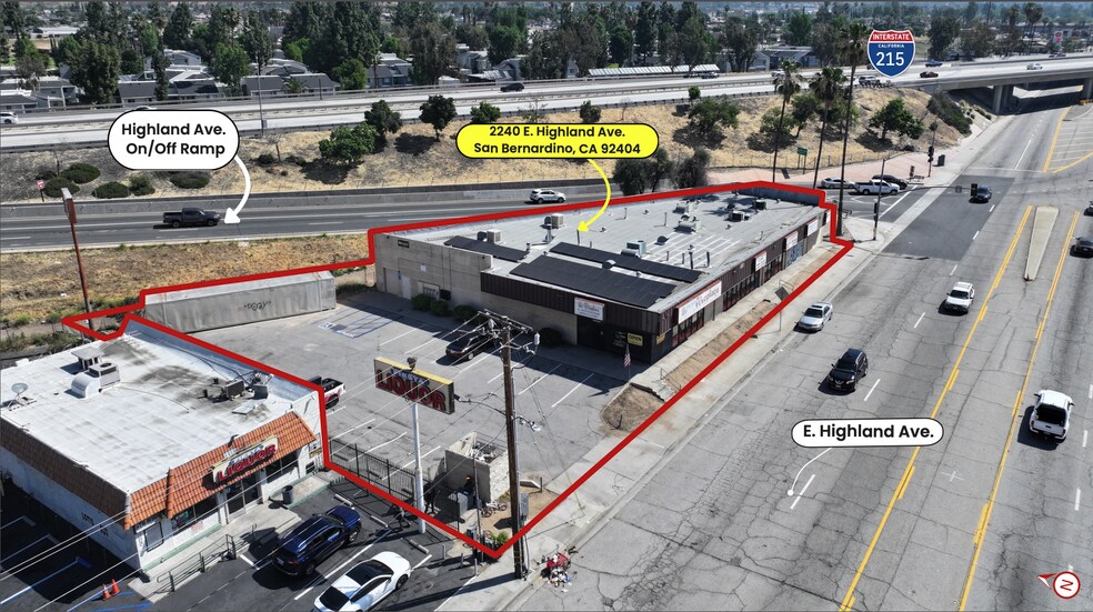 2240 E Highland Ave, San Bernardino, CA à vendre - Photo de l’immeuble – Image 3 sur 4