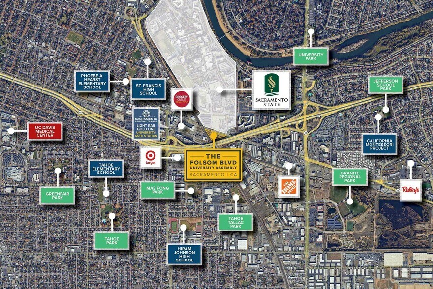 6948-7042 Folsom Blvd, Sacramento, CA à vendre - Photo de l’immeuble – Image 3 sur 7