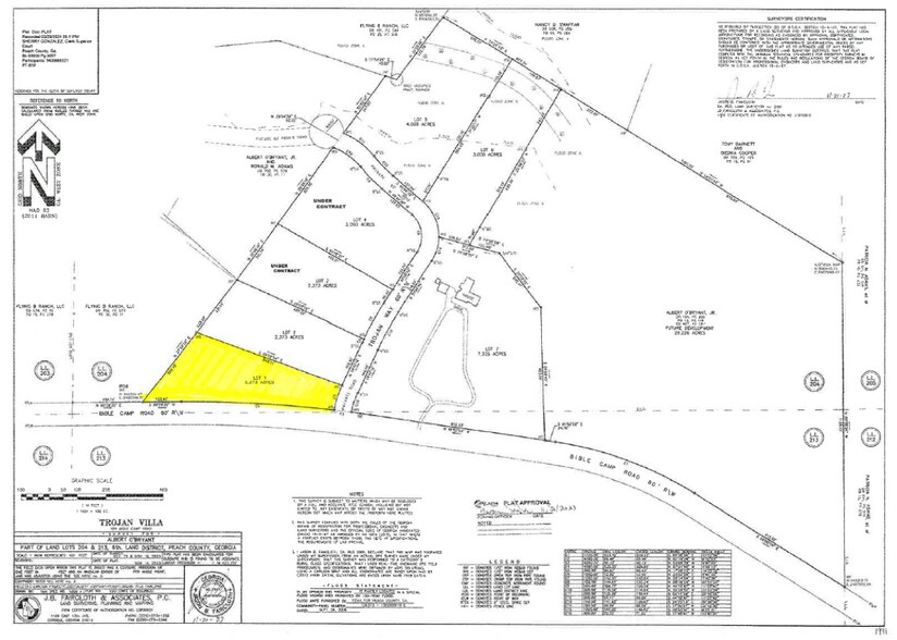 4 Lots Trojan Way way, Byron, GA à vendre - Plan de site – Image 3 sur 16