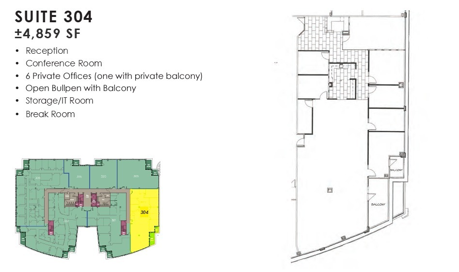 7025 N Scottsdale Rd, Scottsdale, AZ à louer Plan d’étage– Image 1 sur 1