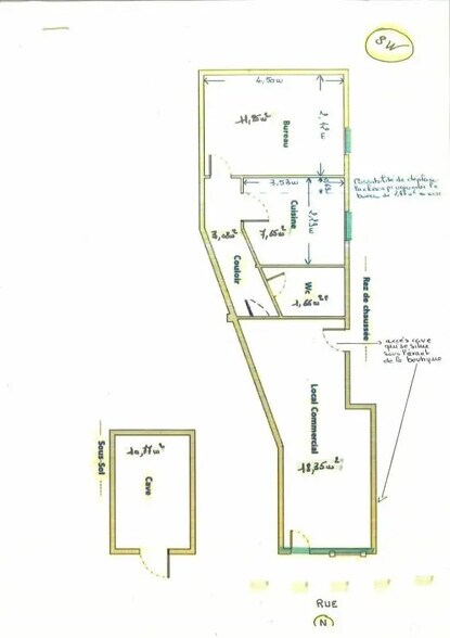 Local commercial dans Vincennes à louer - Plan d’étage – Image 1 sur 5