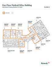 1305 Airport Fwy, Bedford, TX à louer Plan d’étage– Image 2 sur 2