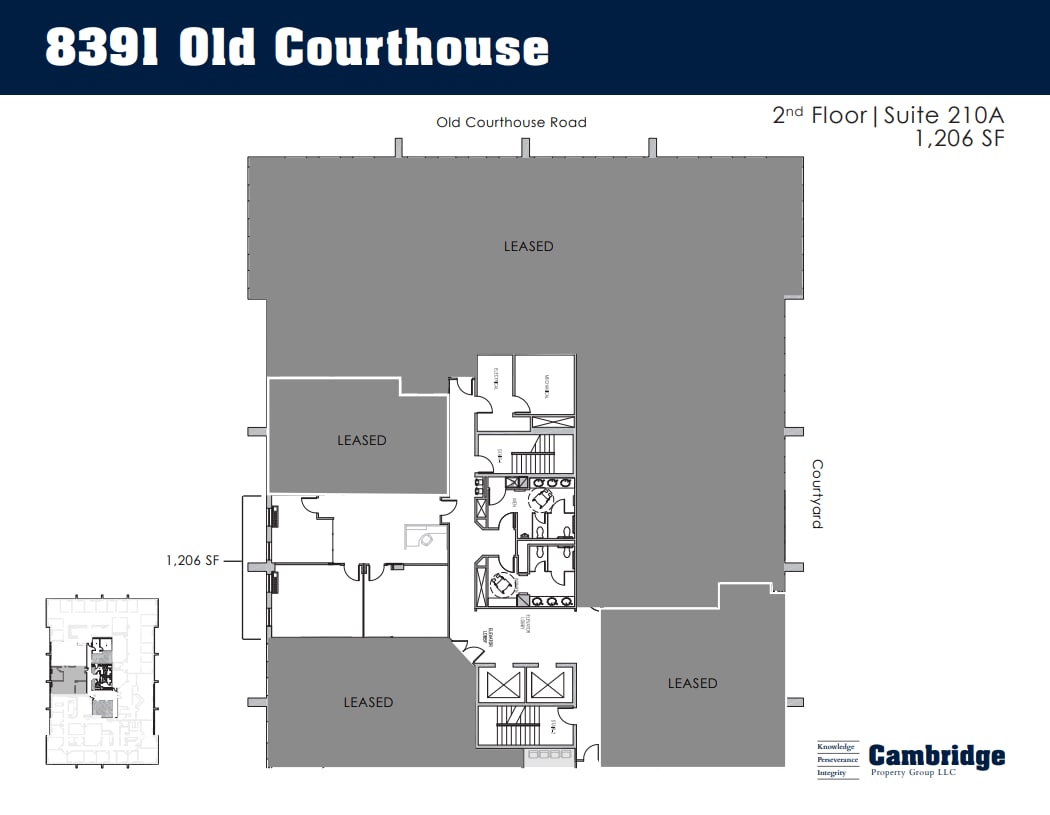 8391 Old Courthouse Rd, Vienna, VA à louer Plan d’étage– Image 1 sur 1