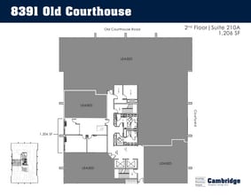 8391 Old Courthouse Rd, Vienna, VA à louer Plan d’étage– Image 1 sur 1