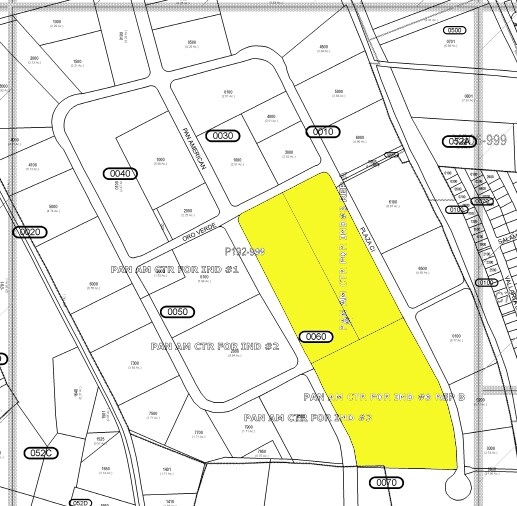 9600 Pan American, El Paso, TX à louer - Plan cadastral – Image 2 sur 14
