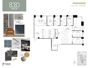 8080 N Central Expy, Dallas, TX à louer Plan d’étage– Image 1 sur 2