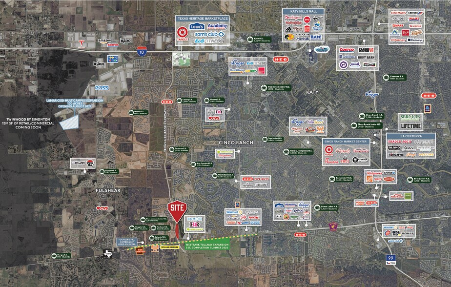 NEQ & NWC Texas Herritage Pkwy & Westpark Tollway, Fulshear, TX à louer - Photo de l’immeuble – Image 2 sur 4