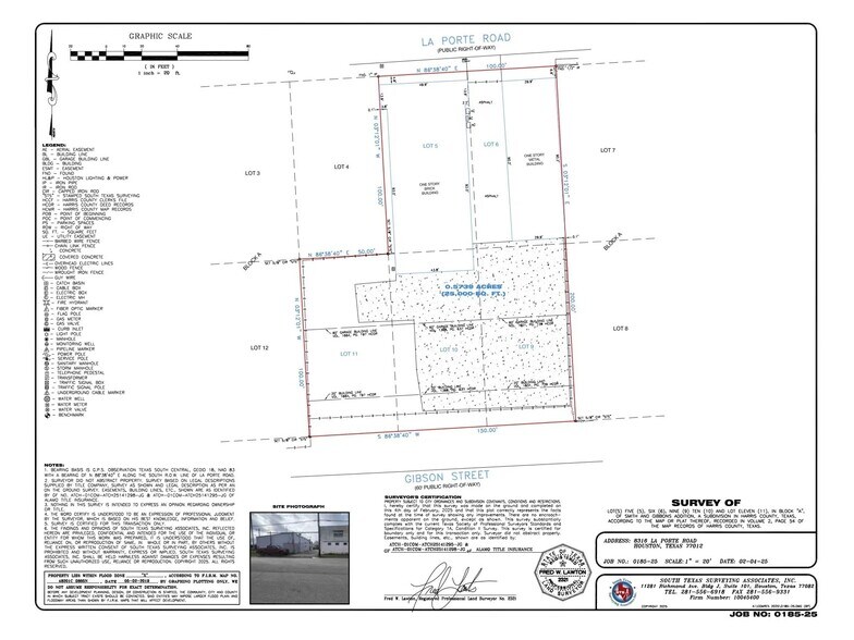 8316 La Porte Rd, Houston, TX à vendre - Plan cadastral – Image 3 sur 18