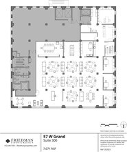 57-59 W Grand Ave, Chicago, IL à louer Plan d’étage– Image 1 sur 5