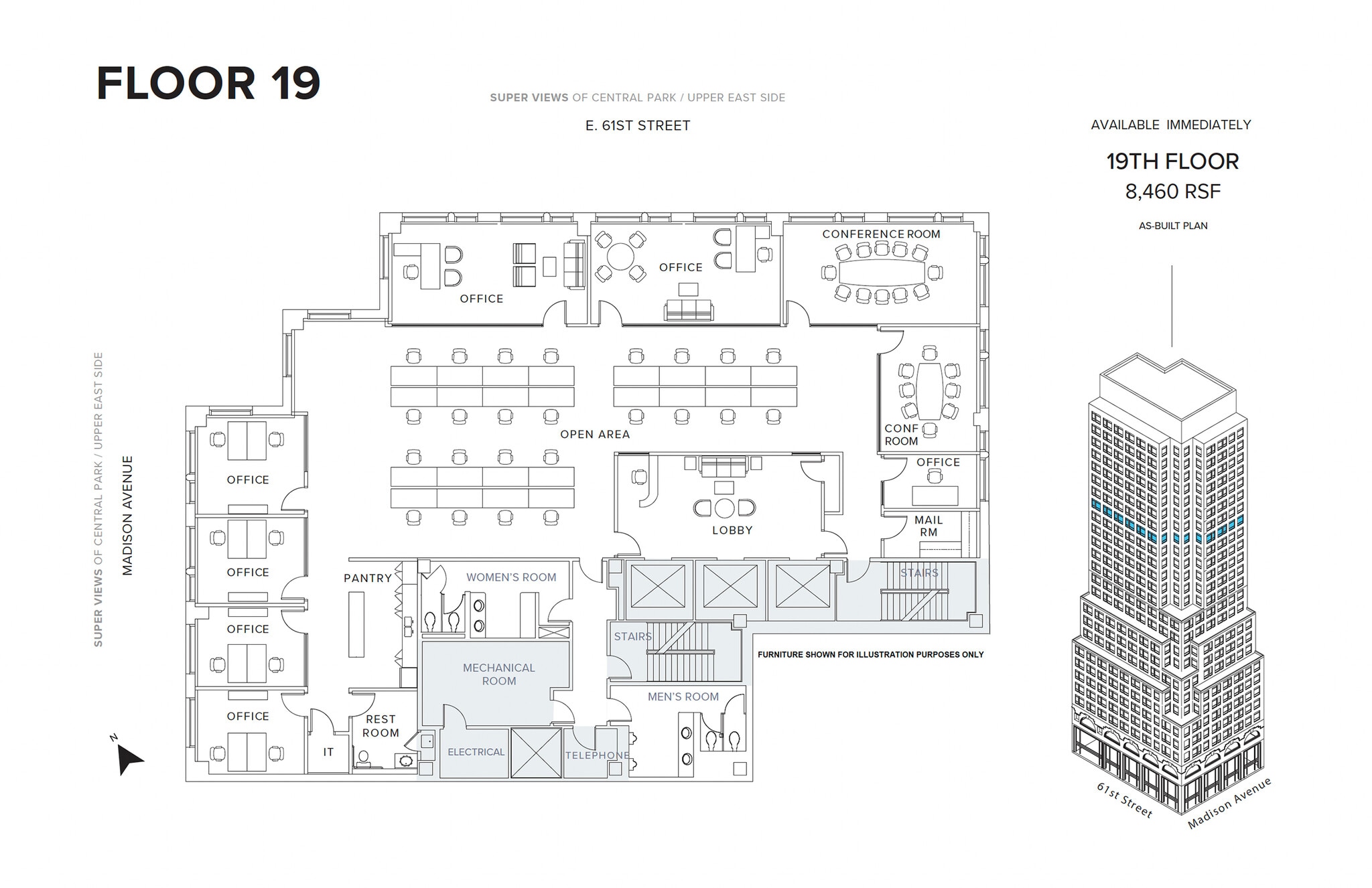 667 Madison Ave, New York, NY à louer Plan d’étage– Image 1 sur 1