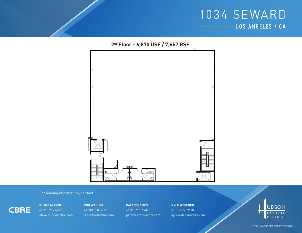 1034 Seward St, Los Angeles, CA à vendre Plan d’étage– Image 1 sur 1
