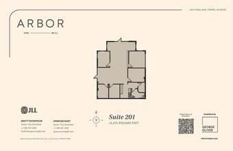 51 W 3rd St, Tempe, AZ à louer Plan d’étage– Image 1 sur 1