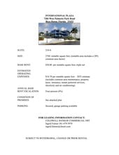 7284 W Palmetto Park Rd, Boca Raton, FL à louer Plan de site– Image 1 sur 1