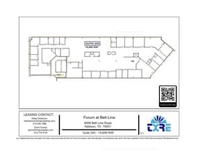4004 Belt Line Rd, Addison, TX à louer Plan d’étage– Image 1 sur 1