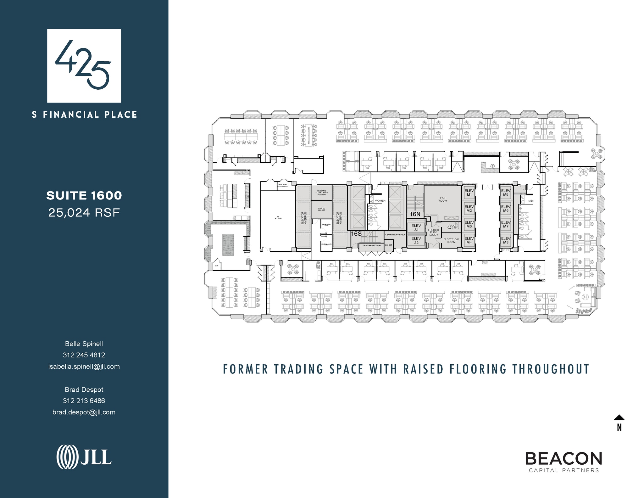 425 S Financial Pl, Chicago, IL à louer Plan d’étage– Image 1 sur 7